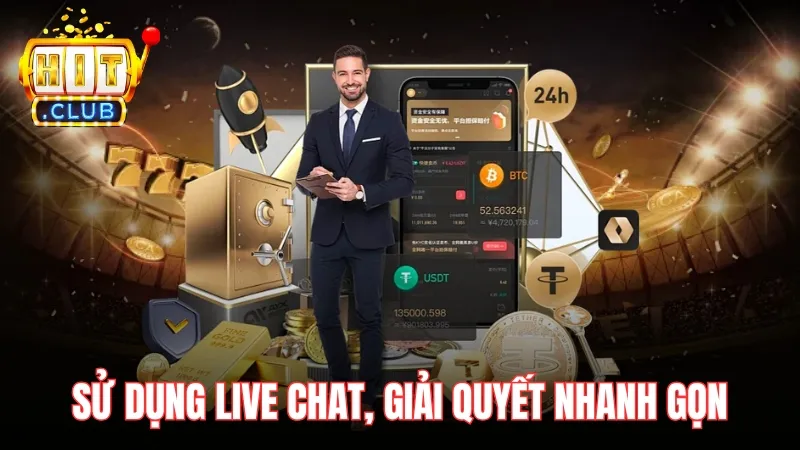 Sử dụng live chat giúp giải quyết nhanh gọn